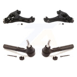 Front Suspension Control Arm Assembly & Tie Rod End Kit For Chevrolet Silverado