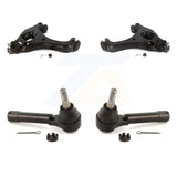 Front Suspension Control Arm Assembly & Tie Rod End Kit For Chevrolet Silverado