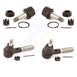 Front Suspension Ball Joint Tie Rod End Kit For Ford E-150 Econoline Club Wagon