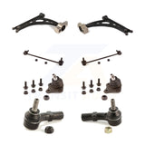 Front Suspension Control Arm Steering Tie Rod End Link Ball Joint Kit (8Pc) For