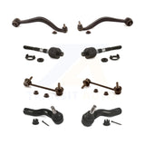 Front Control Arm Ball Joint Tie Rod End Link Kit (8Pc) For 10 Ford Fusion 3.5L