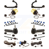 Front Control Arms & Lower Ball Joints Tie Rods Link Sway Bar Kit (13Pc) For GMC