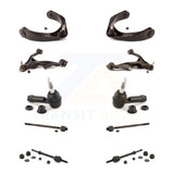 Front Control Arms And Lower Ball Joints Tie Rods Link Sway Bar Kit (10Pc) For