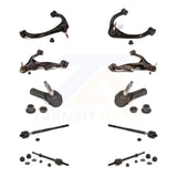 Front Control Arms & Lower Ball Joints Tie Rods Link Sway Bar Kit (10Pc) For Ram