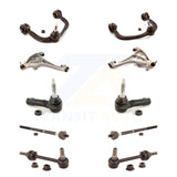 Front Control Arms And Lower Ball Joints Tie Rods Link Sway Bar Kit (10Pc) For