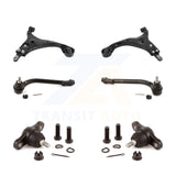 Front Suspension Control Arm With Tie Rod End And Ball Joint Kit (6Pc) For