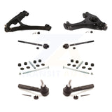 Front Suspension Control Arm Ball Joint Assembly Tie Rod End Link Kit (8Pc) For