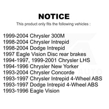 Charger l&#39;image dans la galerie, Rear Wheel Bearing Hub Assembly 70-512029 For Chrysler Dodge Intrepid Concorde