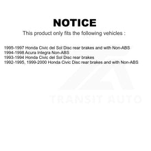 Load image into Gallery viewer, Rear Wheel Bearing Hub Assembly 70-512034 For Honda Civic Acura Integra del Sol