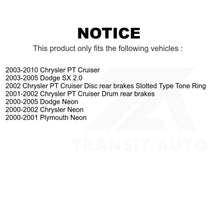 Load image into Gallery viewer, Rear Wheel Bearing Hub Assembly 70-512167 For Chrysler PT Cruiser Neon Dodge SX