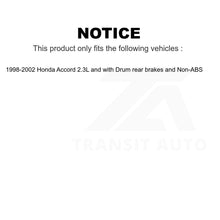 Charger l&#39;image dans la galerie, Rear Wheel Bearing Hub Assembly 70-512176 For Honda Accord
