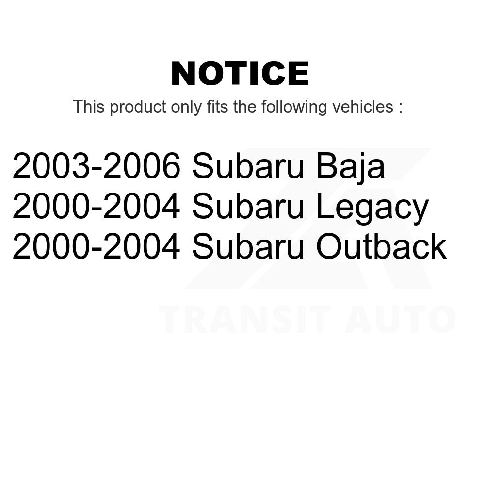 Rear Wheel Bearing Hub Assembly 70-512183 For Subaru Outback Legacy Baja