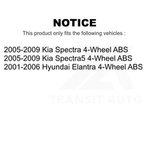 Charger l&#39;image dans la galerie, Rear Wheel Bearing Hub Assembly 70-512195 For Hyundai Elantra Kia Spectra
