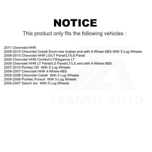 Load image into Gallery viewer, Rear Wheel Bearing Hub Assembly 70-512250 For Chevrolet Cobalt HHR Saturn Ion G5