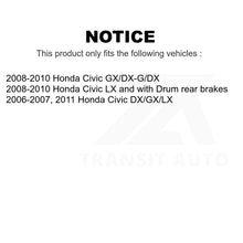 Charger l&#39;image dans la galerie, Rear Wheel Bearing Hub Assembly 70-512257 For Honda Civic