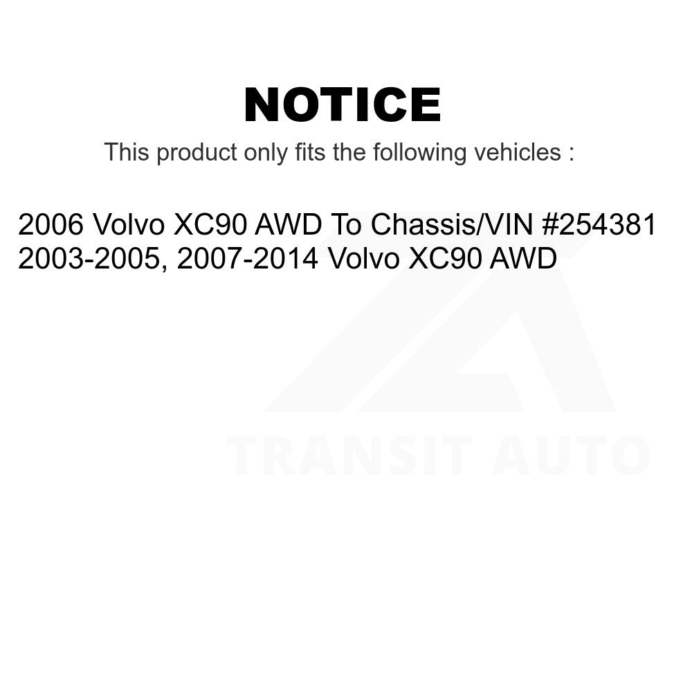 Rear Wheel Bearing Hub Assembly 70-512273 For Volvo XC90 AWD