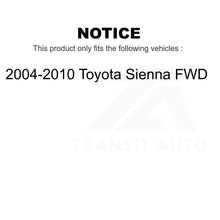 Load image into Gallery viewer, Rear Wheel Bearing Hub Assembly 70-512280 For 2004-2010 Toyota Sienna FWD