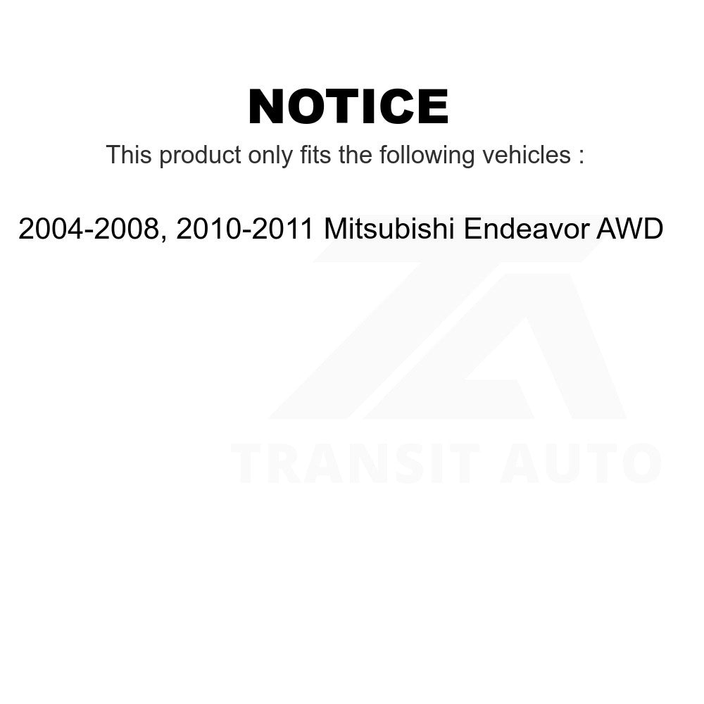 Rear Wheel Bearing Hub Assembly 70-512291 For Mitsubishi Endeavor AWD