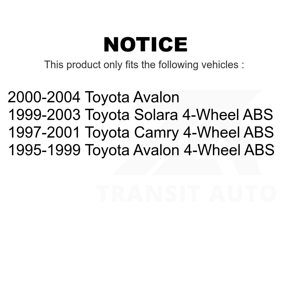 Rear Wheel Bearing Hub Assembly 70-512310 For Toyota Camry Avalon Solara
