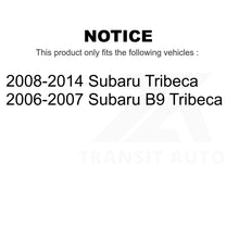 Charger l&#39;image dans la galerie, Rear Wheel Bearing Hub Assembly 70-512328 For Subaru Tribeca B9