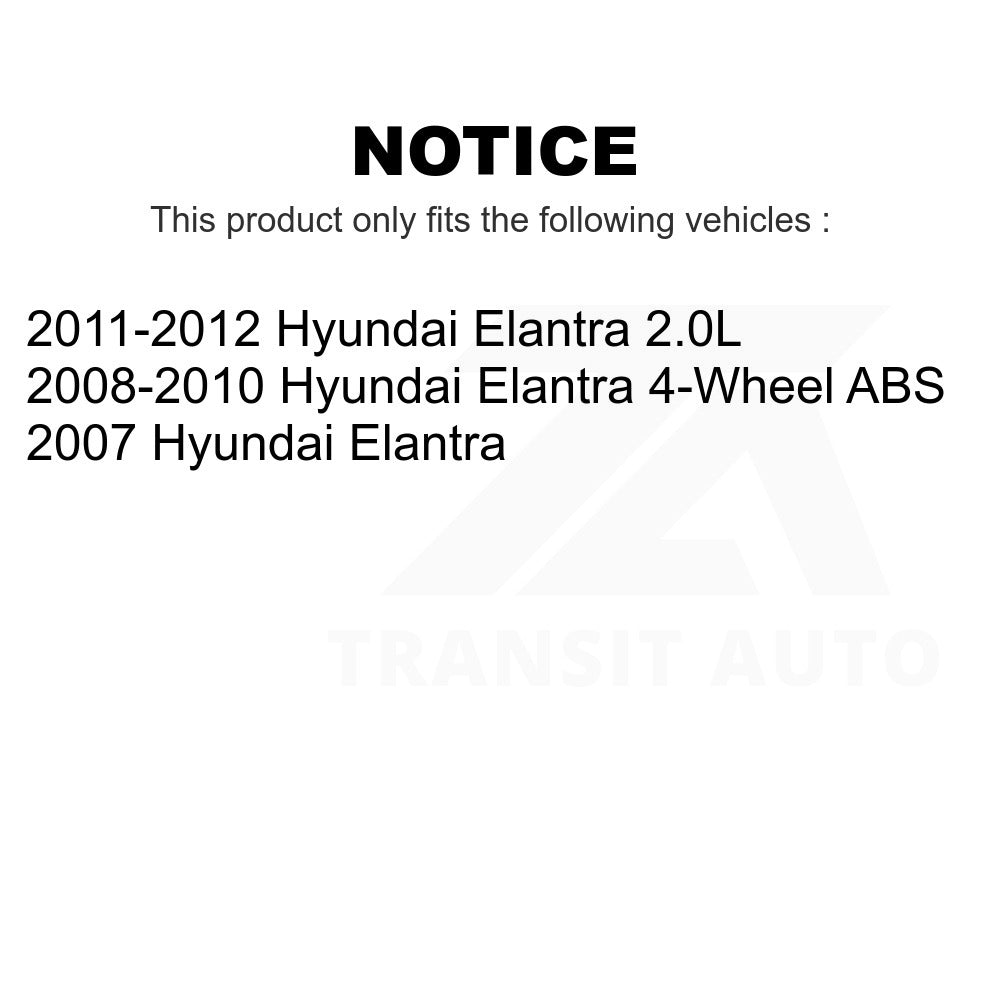 Rear Wheel Bearing Hub Assembly 70-512340 For Hyundai Elantra
