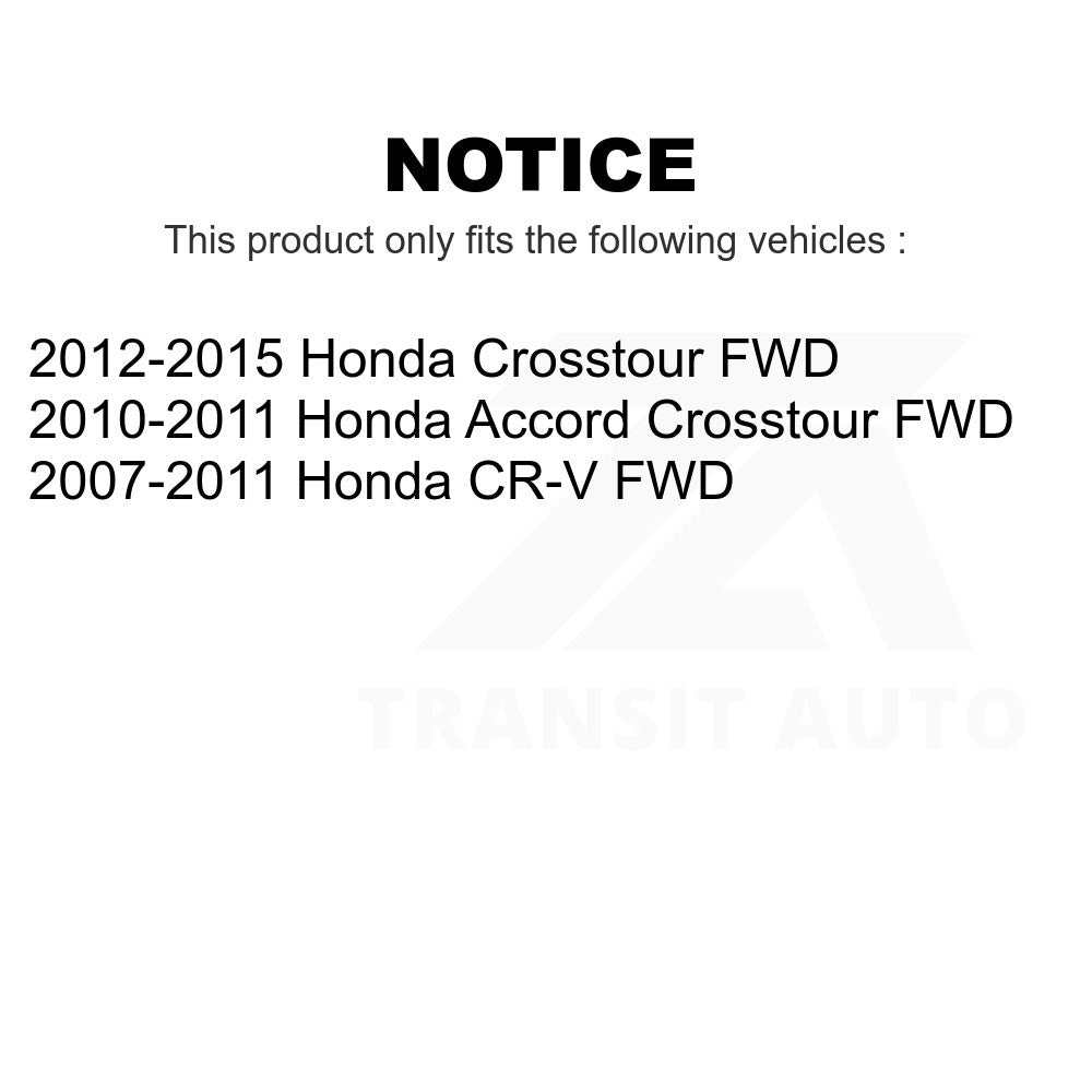 Rear Wheel Bearing Hub Assembly 70-512344 For Honda CR-V Crosstour Accord FWD
