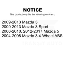Charger l&#39;image dans la galerie, Rear Wheel Bearing Hub Assembly 70-512347 For Mazda 3 5 Sport