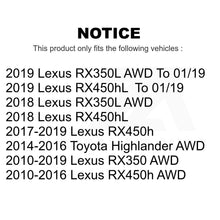 Charger l&#39;image dans la galerie, Rear Wheel Bearing Hub Assembly 70-512365 For Lexus RX350 Toyota Highlander