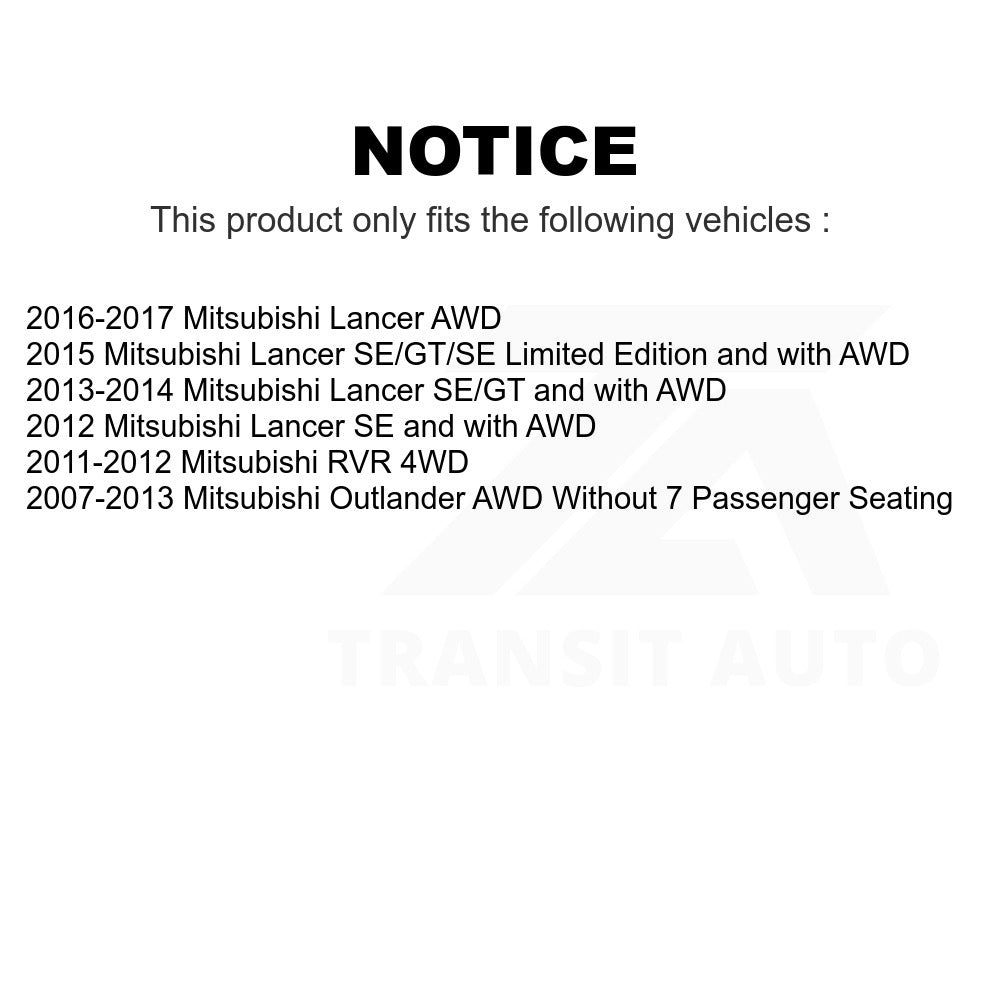Wheel Bearing Hub Assembly 70-512381 For Mitsubishi Lancer Outlander RVR