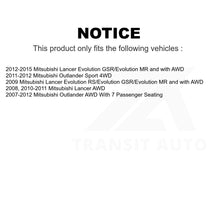 Charger l&#39;image dans la galerie, Rear Wheel Bearing Hub Assembly 70-512382 For Mitsubishi Lancer Outlander Sport