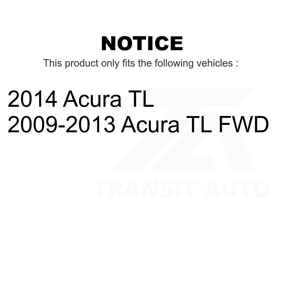 Rear Wheel Bearing Hub Assembly 70-512391 For Acura TL