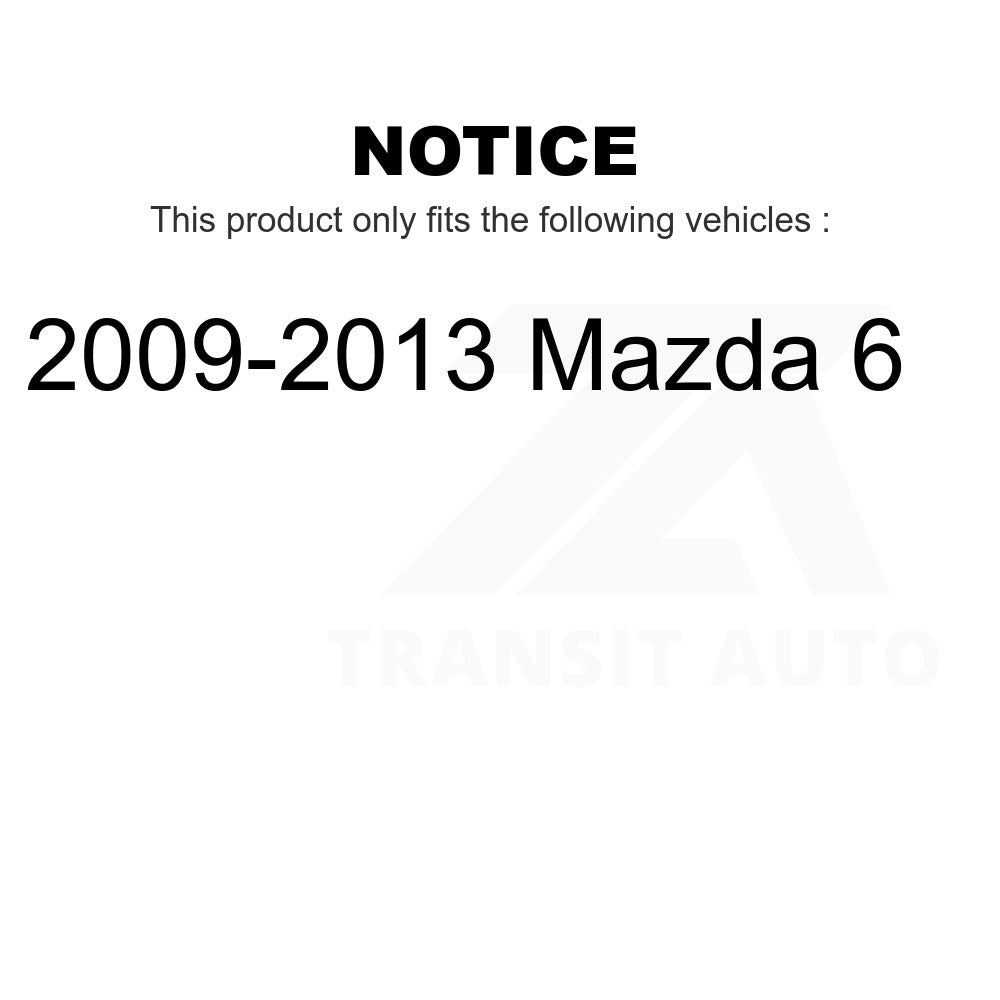 Rear Wheel Bearing Hub Assembly 70-512409 For 2009-2013 Mazda 6