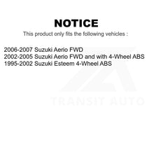 Load image into Gallery viewer, Rear Wheel Bearing Hub Assembly 70-512424 For Suzuki Aerio Esteem