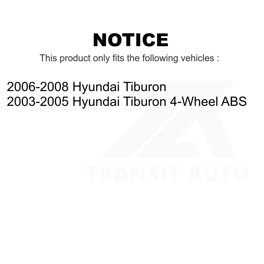 Rear Wheel Bearing Hub Assembly 70-512428 For Hyundai Tiburon
