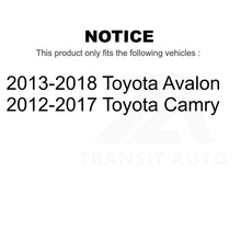 Charger l&#39;image dans la galerie, Rear Right Wheel Bearing Hub Assembly 70-512455 For Toyota Camry Avalon