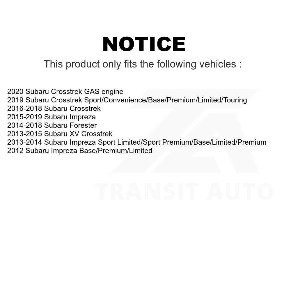 Rear Wheel Bearing Hub Assembly 70-512518 For Subaru Forester Impreza Crosstrek
