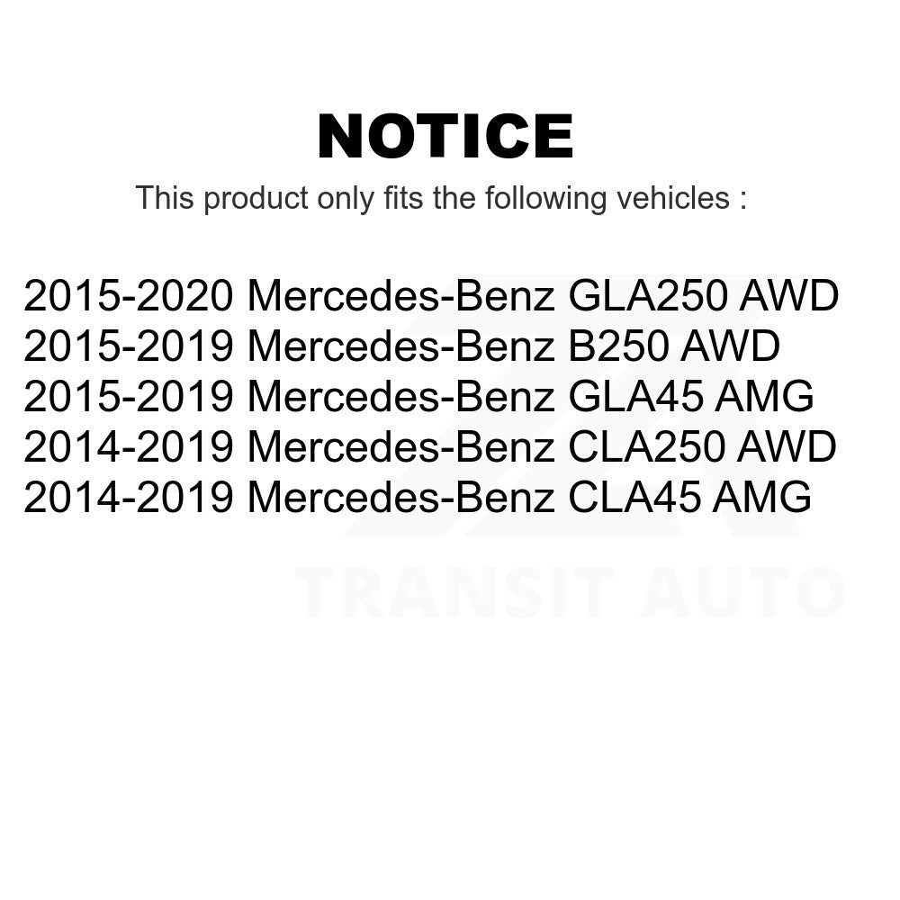 Rear Wheel Bearing Hub Assembly 70-512532 For Mercedes-Benz CLA250 GLA250 CLA45