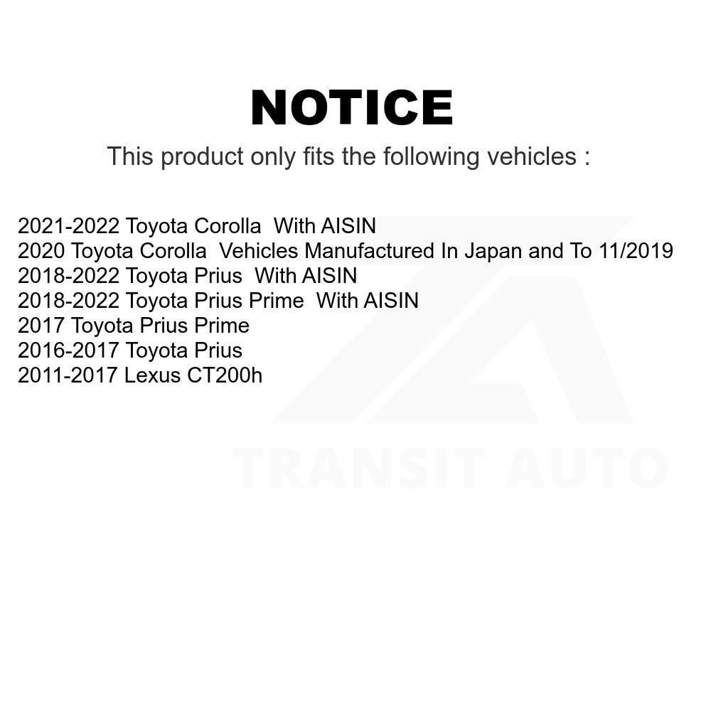 Rear Wheel Bearing Hub Assembly 70-512547 For Toyota Prius Corolla Lexus CT200h