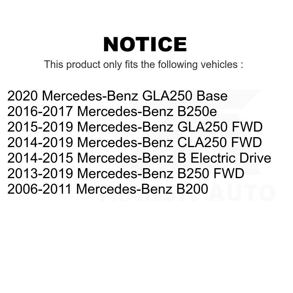 Rear Wheel Bearing Hub Assembly 70-512561 For Mercedes-Benz CLA250 GLA250 B B250
