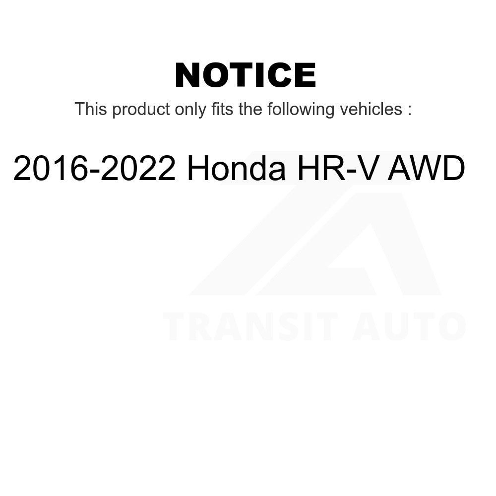 Rear Wheel Bearing Hub Assembly 70-512567 For 2016-2022 Honda HR-V AWD