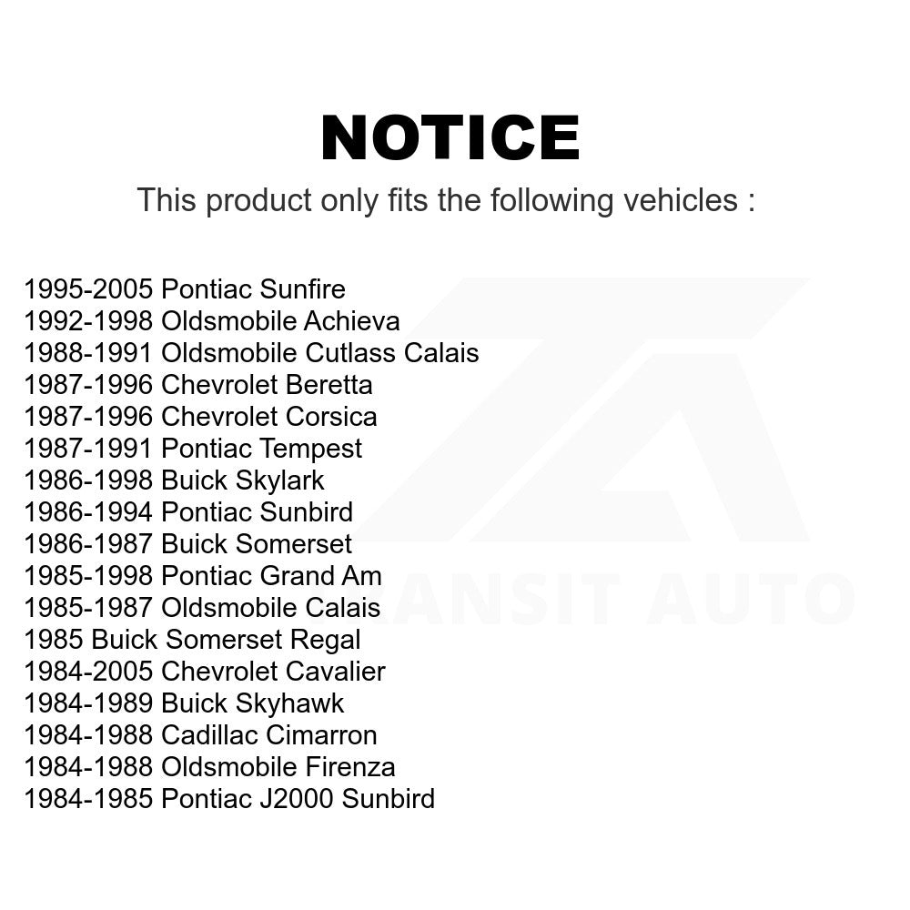 Front Wheel Bearing Hub Assembly 70-513017K For Chevrolet Cavalier Pontiac Grand