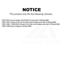 Charger l&#39;image dans la galerie, Rear Wheel Bearing Hub Assembly 70-513105 For Honda Civic Acura Integra del Sol