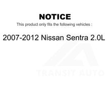 Charger l&#39;image dans la galerie, Front Wheel Bearing Hub Assembly 70-513297 For 2007-2012 Nissan Sentra 2.0L