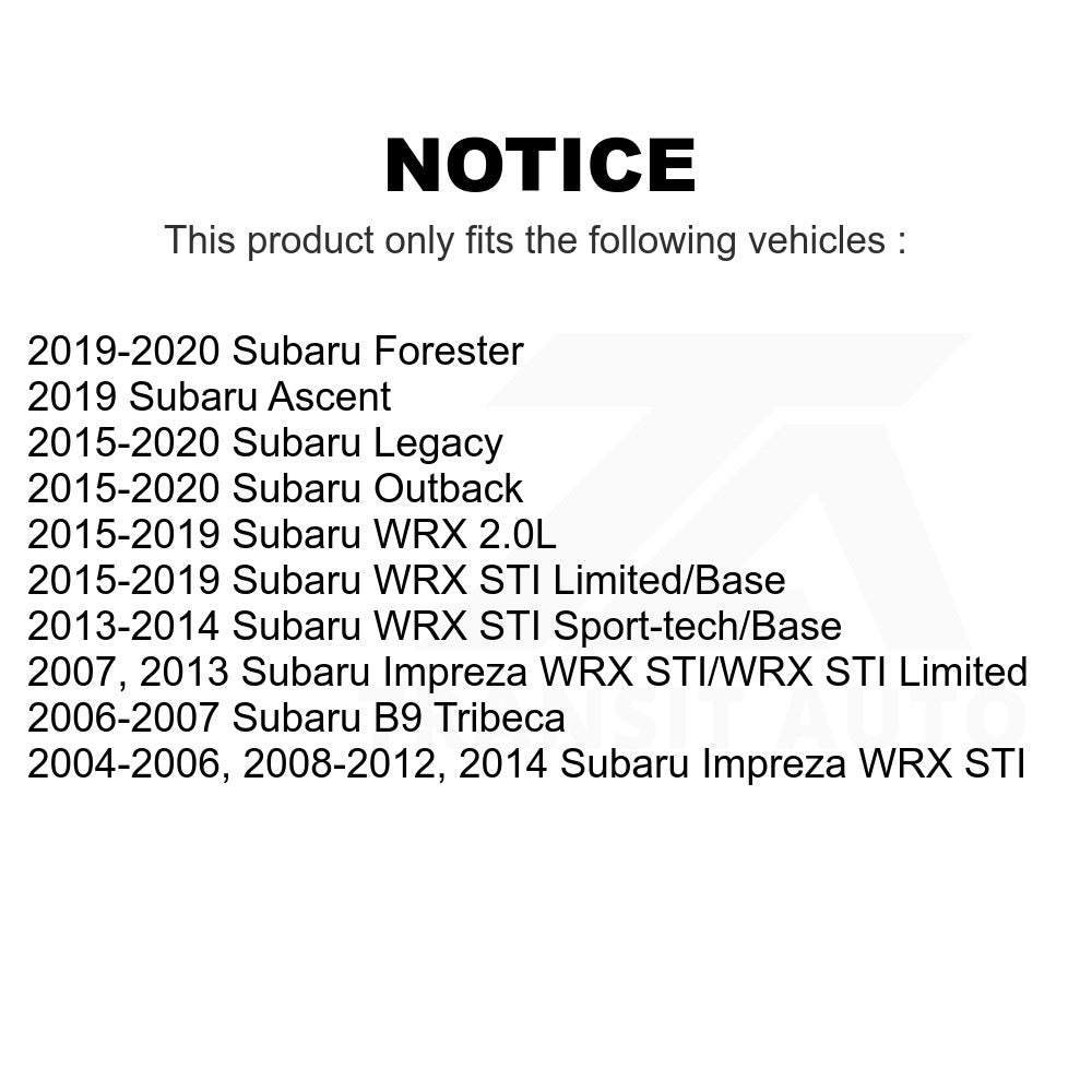 Front Wheel Bearing Hub Assembly 70-513302 For Subaru Outback Impreza Legacy WRX