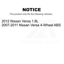 Charger l&#39;image dans la galerie, Front Wheel Bearing Hub Assembly 70-513373 For Nissan Versa