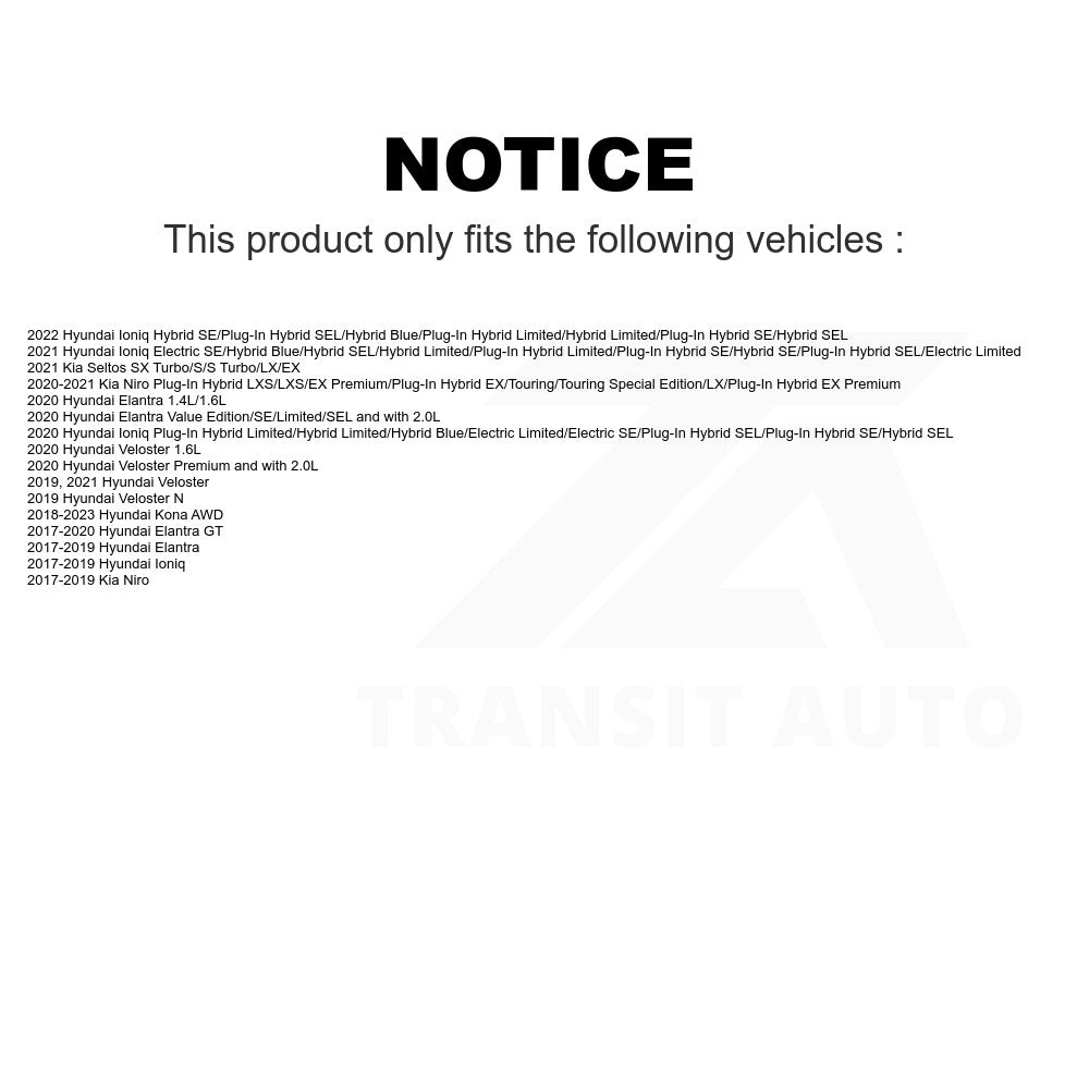 Autoround 515160 Front Wheel Hub And Bearing Assembly