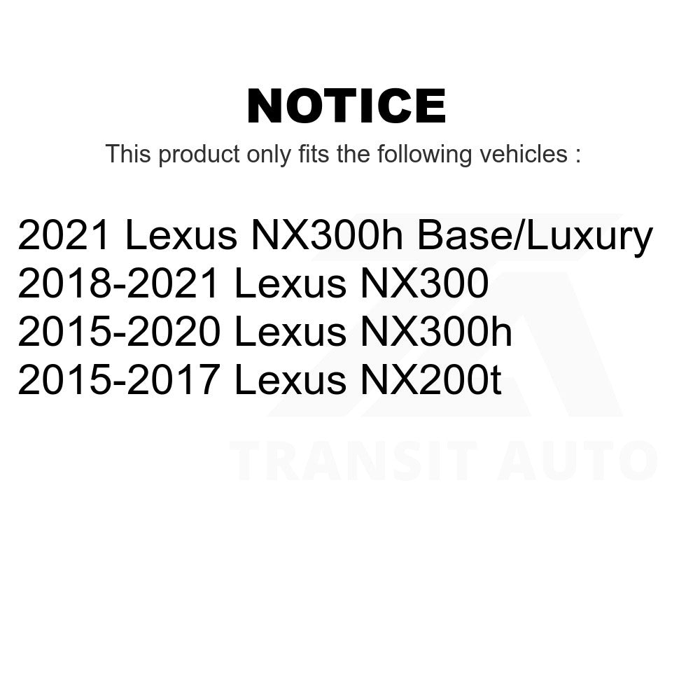 Front Wheel Bearing Hub Assembly 70-513424 For Lexus NX200t NX300 NX300h