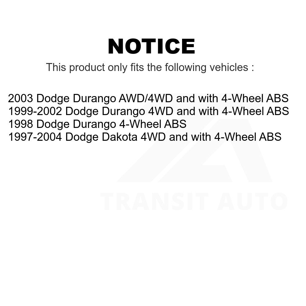 Front Left Wheel Bearing Hub Assembly 70-515008 For Dodge Dakota Durango