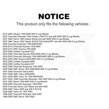 Load image into Gallery viewer, Front Wheel Bearing Hub Assembly 70-515036 For Chevrolet Silverado 1500 GMC XL