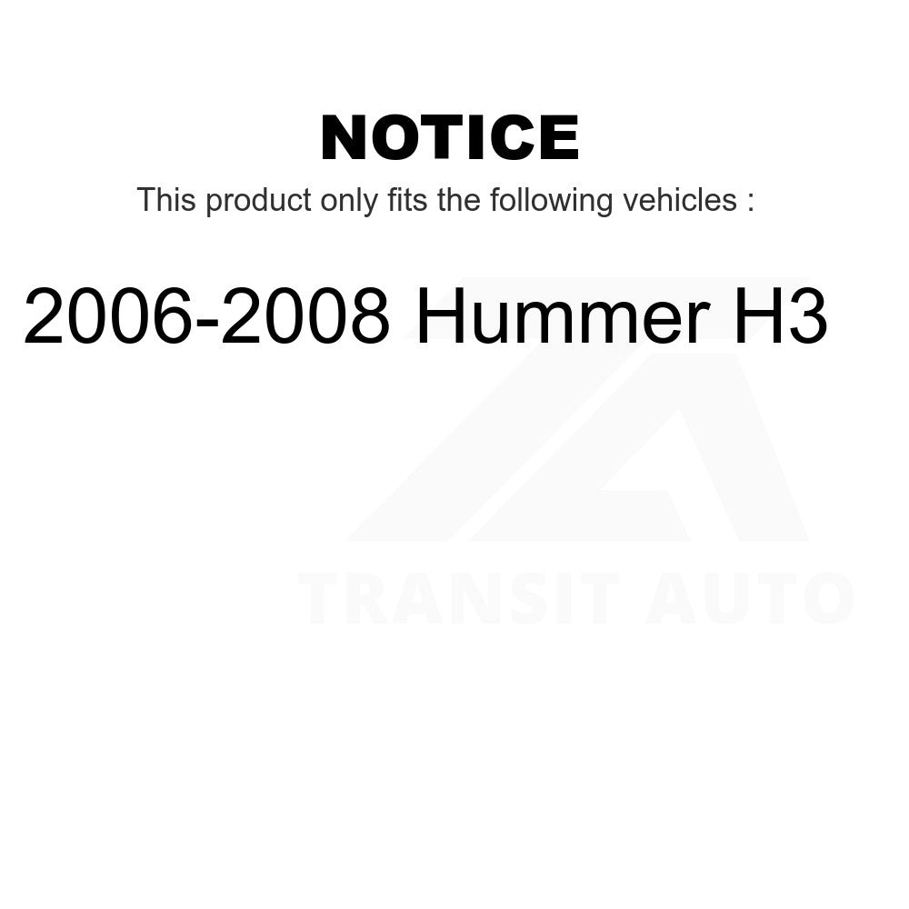 Front Wheel Bearing Hub Assembly 70-515093 For 2006-2008 Hummer H3